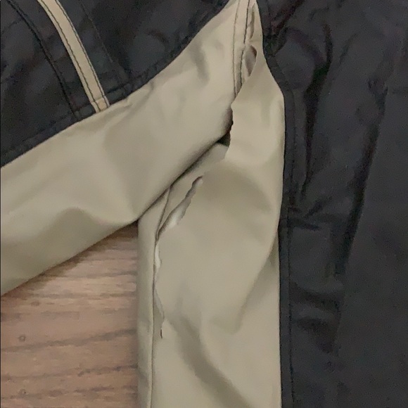 Faux leather men’s motorcycle jacket two-tone med - Picture 6 of 7